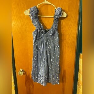 Lulu's Blue Rayon Dress